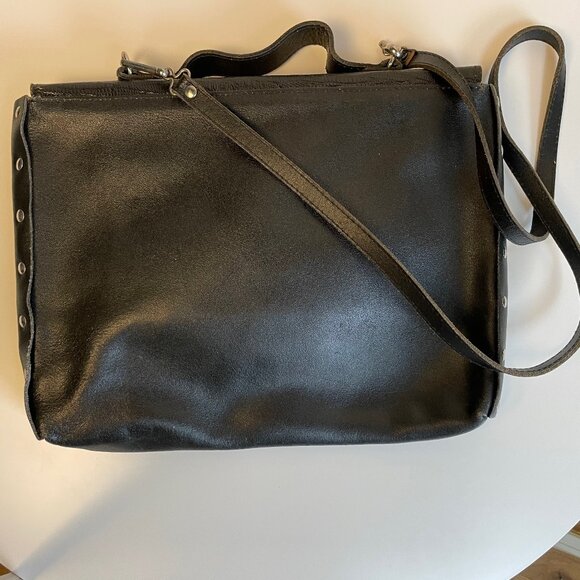 Vintage Studded Leather Bag - Made in Italy - Picture 6 of 12